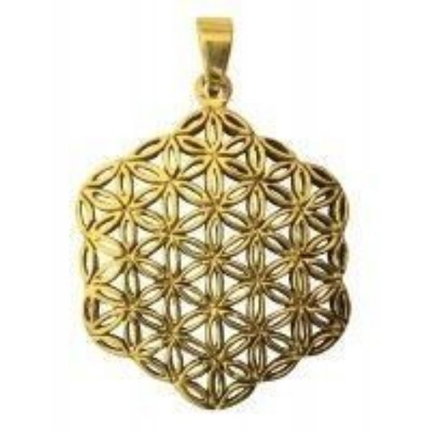 Bild von Anhänger Blume des Lebens Bronze 9,7g 3cm