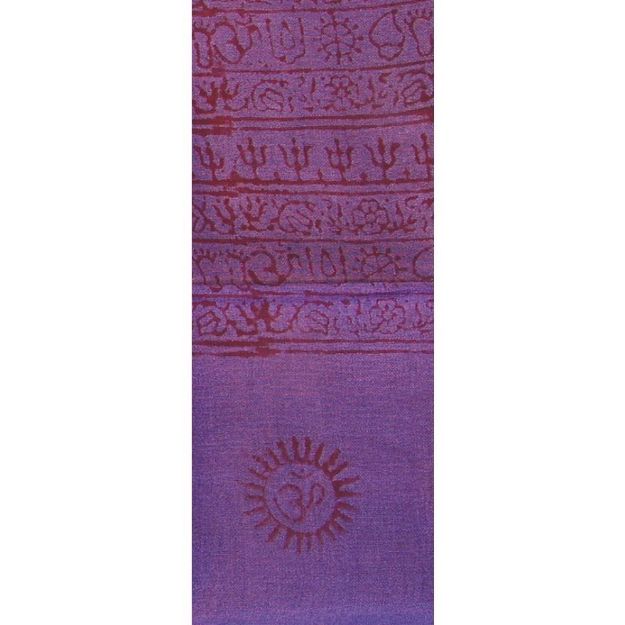 Bild von Gebets-Schal Baumwolle Lila 90 cm x 180 cm