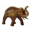 Bild von Indischer Elefant Messing antik 7x5cm