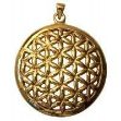Bild von Anhänger Blume des Lebens Bronze 4,5cm
