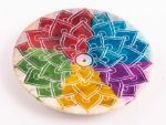 Bild von Regenbogen Mandala - Räucherstäbchenhalter aus Speckstein