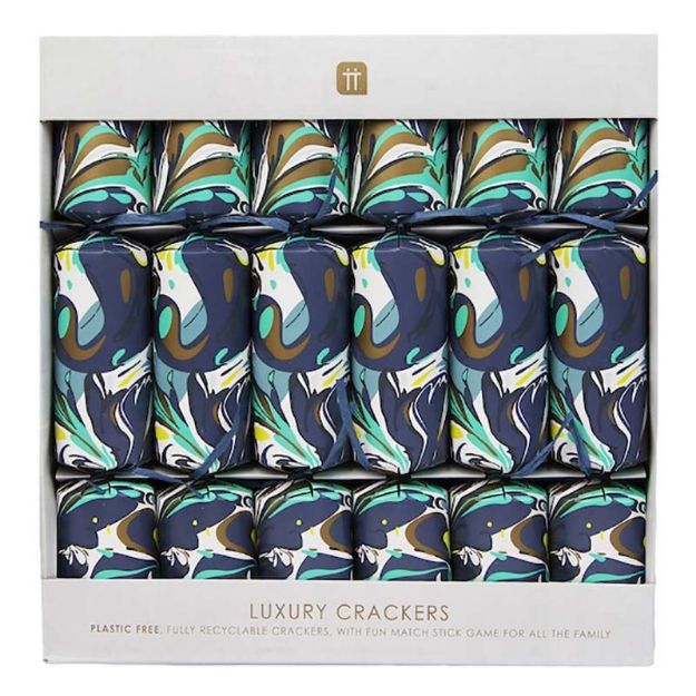 Bild von "MARBLE CRACKERS 12 INCH, 12"", 6PK WITH MATCHSTICK GAME CONTENT"