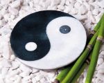 Bild von Räucherstäbchenhalter Ying-Yang aus Marmor