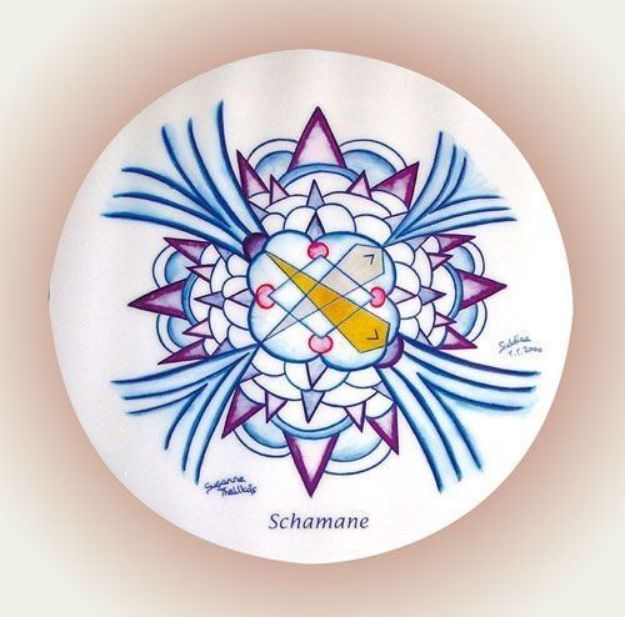 Bild von Schamane - Mandala 10 cm