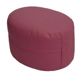 Zeige Details für Meditationskissen Classic OVAL Höhe 21 cm in Weinrot von Lotus Design Bild von Meditationskissen Classic OVAL Höhe 21 cm in Weinrot von Lotus Design