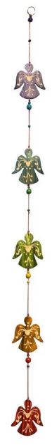Bild von Herzengel Mobile Holz bunt 65cm