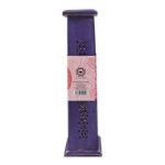 Bild von Räucherstäbchenhalter Turm Hand of Fatima Holz violett 30x8cm