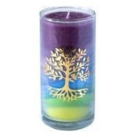 Zeige Details für Stearin-Palmwachskerze Lebensbaum Earth 14 cm, Stearinwachs und Glas Bild von Stearin-Palmwachskerze Lebensbaum Earth 14 cm, Stearinwachs und Glas