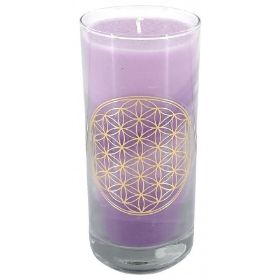 Zeige Details für Stearin-Palmwachskerze Awakening 14 cm, Stearinwachs und Glas Bild von Stearin-Palmwachskerze Awakening 14 cm, Stearinwachs und Glas