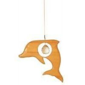 Zeige Details für Kristallobjekt Delphin natur 12 cm, Holz und Bleikristall Bild von Kristallobjekt Delphin natur 12 cm, Holz und Bleikristall