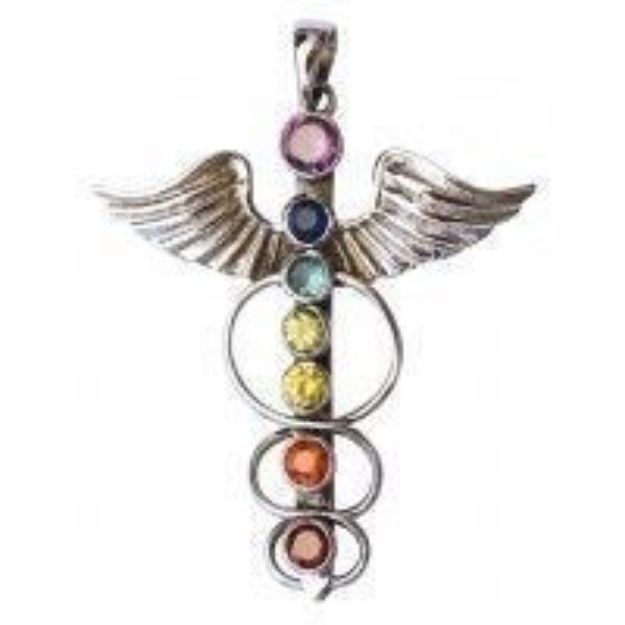 Bild von Anhänger Kundalini-Schlange 4 cm, Silber
