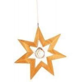 Zeige Details für Kristallobjekt Stern natur 12 cm, Holz und Bleikristall Bild von Kristallobjekt Stern natur 12 cm, Holz und Bleikristall