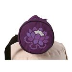 Bild von Yogatasche Stickerei Lotus 75 cm x Ø18 cm in Lila von Lotus Design