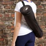 Bild von Yogatasche Stickerei Lotus 75 cm x Ø18 cm in Lila von Lotus Design