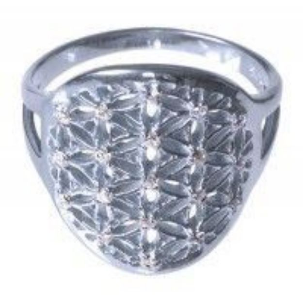 Bild von Ring Blume des Lebens Silber 925 2,0cm, 3,8g