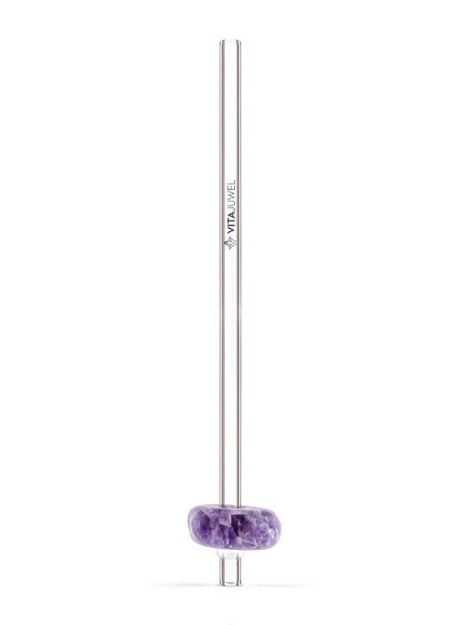 Bild von Crystal Straw - Amethyst von VitaJuwel