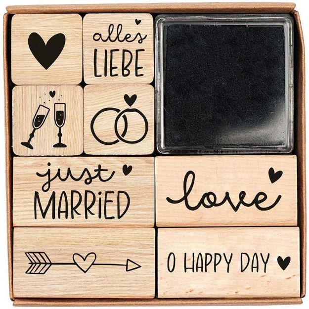 Bild von Stempel-Set Hochzeit