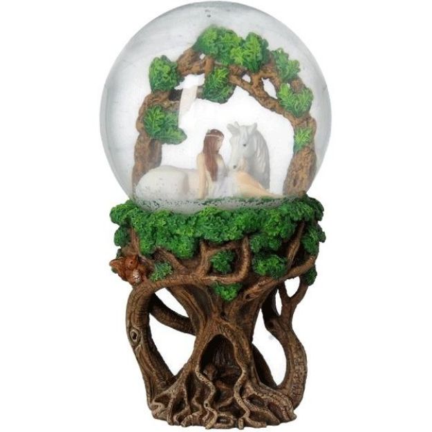 Bild von Schneekugel Pure Heart (Anne Stokes), ca. 17 cm
