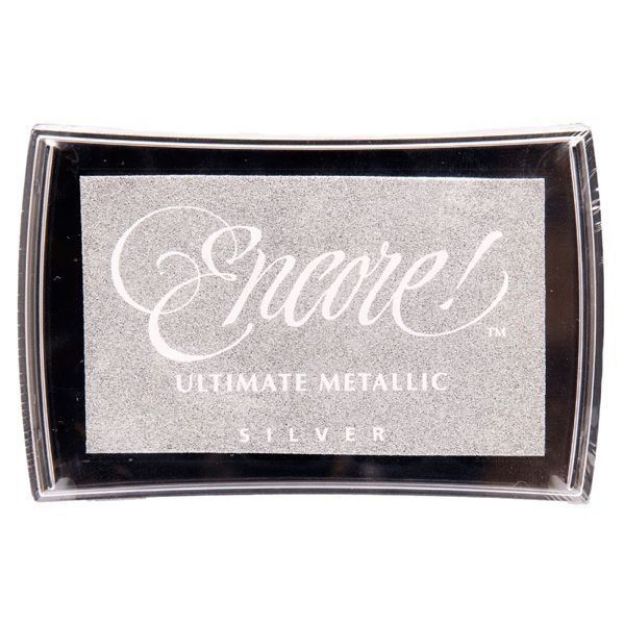 Bild von Stempelkissen silber, 9x6cm