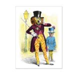 Bild von Dandy de Paris Gravur zum Ausmalen