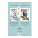 Bild von Twin sisters Gravur zum Ausmalen