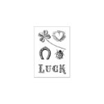 Bild von Lucky Doppelkarte zum Ausmalen