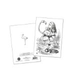 Bild von Alice Doppelkarte zum Ausmalen