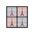 Bild von Untersetzer Petit Marin Eiffel