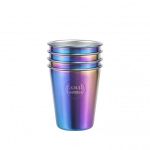 Bild von soulcup steel UTOPIA Edelstahl-Becher 0.3 l - 4er Pack 