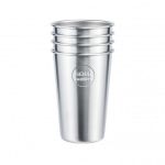 Bild von soulcup steel PLAIN Edelstahlbecher 0.4 l - 4er Pack