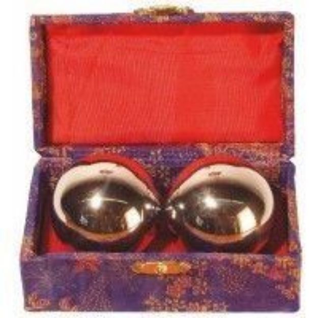 Bild von Qi Gong Kugel verchromt 4 cm