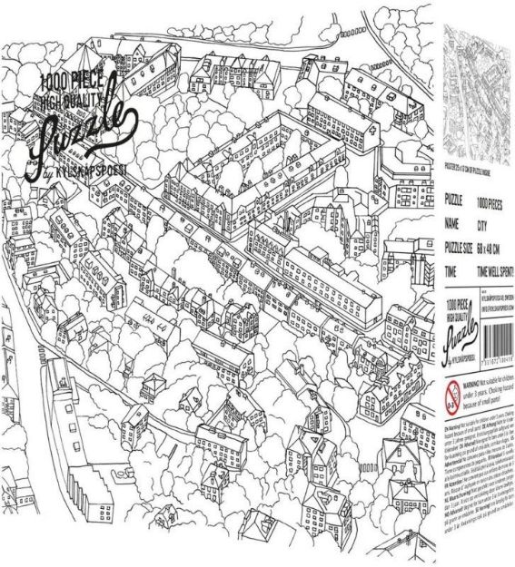 Bild von Puzzle City Sketch