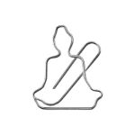 Bild von Paperclips Yogafrau