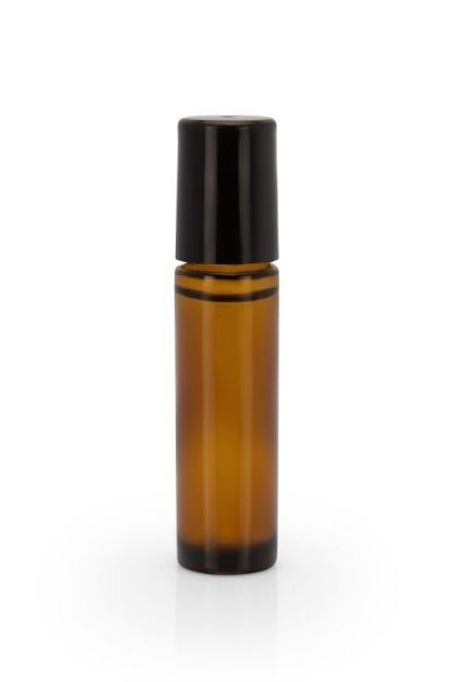 Bild von Leergut-Set (3 Stk.) Braunglas Roll-on 10 ml mit Deckel