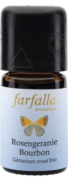 Bild von Rosengeranie Bourbon bio Grand Cru, 5 ml - Ätherisches Öl von Farfalla