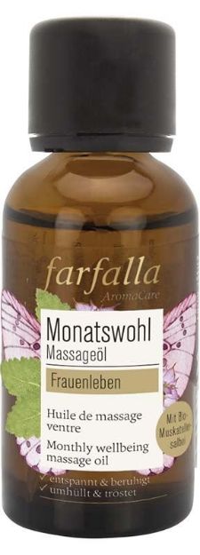 Bild von Frauenleben Muskatellersalbei Monatswohl Massageöl von Farfalla, 30 ml