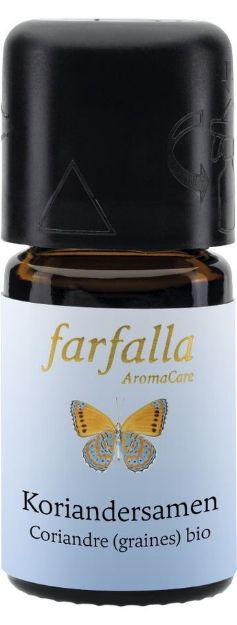 Bild von Koriandersamen bio Grand Cru 5 ml - Ätherisches Öl von Farfalla
