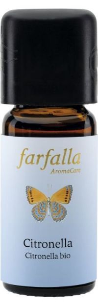 Bild von Citronella Chemotyp Geraniol bio Grand Cru, 10 ml - Ätherisches Öl von Farfalla