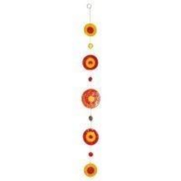 Bild von Suncatcher Centrum Fiberglas rot-orange-gelb 70cm