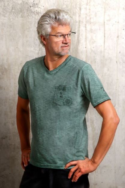Bild von T-Shirt Nature Spirit in smaragd von The Spirit of OM