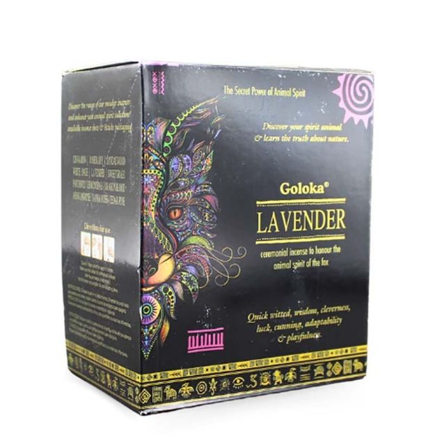 Bild von Goloka Lavender Smudged Incense Sticks, 8 Stück