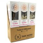 Bild von Green Tree Lotus & Olibanum Botanical Incense, 9 dicke Stäbchen