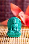 Bild von Buddha aus Türkis Miniatur