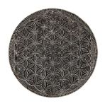 Bild von Blume des Lebens Weissmetallhalter