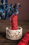 Bild von Smudge Bowl, Yara klein Speckstein, handgeschnitzt