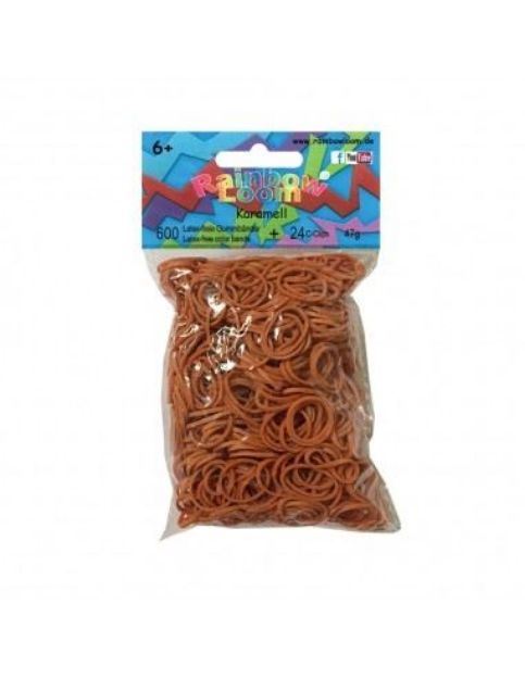 Bild von Rainbow Loom® Gummibänder karamell opaque