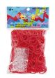Bild von Rainbow Loom® Gummibänder rot jelly