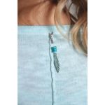 Bild von Strickjacke Mein Glück in blue-breeze von The Spirit of OM