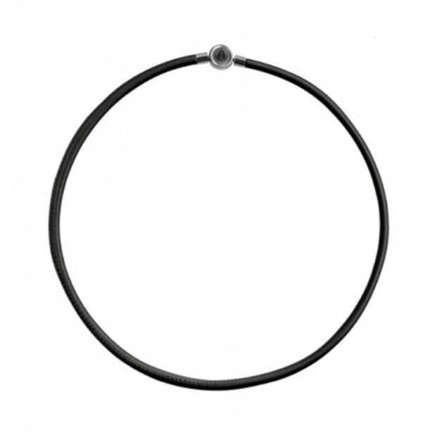 Bild von LichtWesen Lederband Bead einreihig schwarz, 18 cm