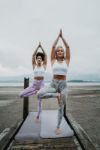 Bild von Yoga Leggings Puja in Malve von The Spirit of Om